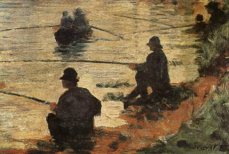 Georges Seurat Fisherman oil painting image
